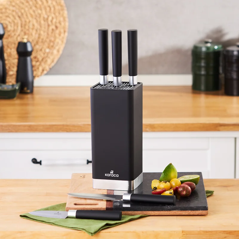 سرویس چاقو 6 پارچه کاراجا Skycut مشکی