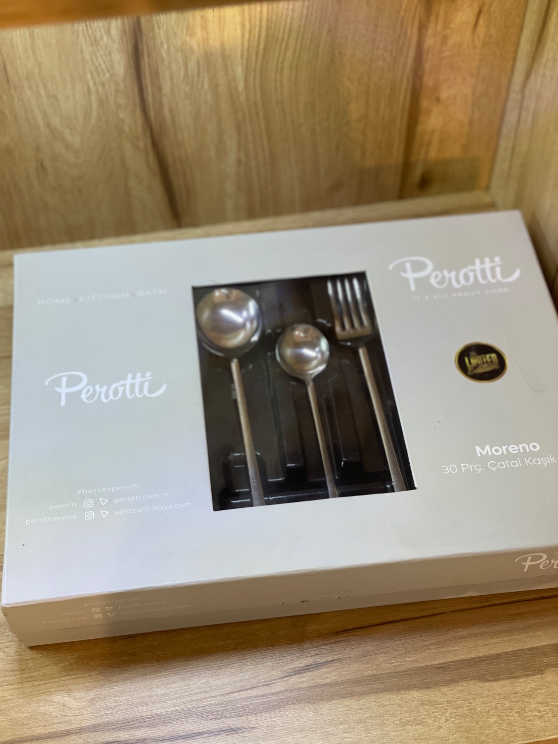 سرویس قاشق چنگال 6 نفره 30 پارچه پروتی perotti